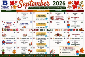 ✨September 2026 Activity Calendar ✨